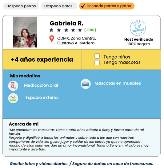 Gabriela R -  | Hotel en Casa | CDMX | Petzer