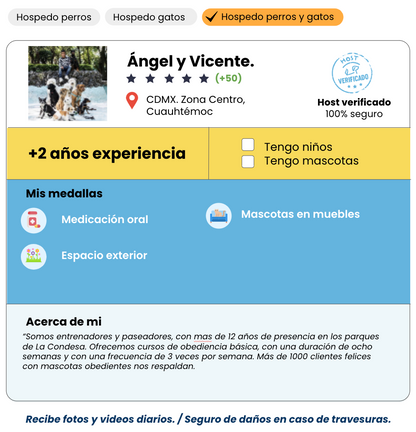 Angel y Vicente - | Hotel en Casa | CDMX | Petzer
