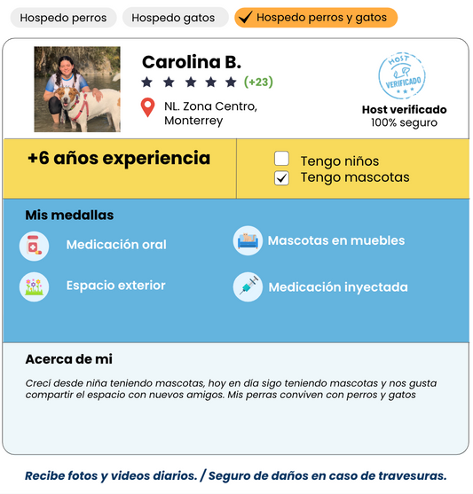 Carolina B - | Hotel en Casa | Monterrey | Petzer