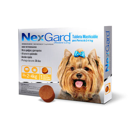 Nexgard Antipulgas Masticable Desparasitante Para Perro | Farmacia a domicilio CDMX | Petzer