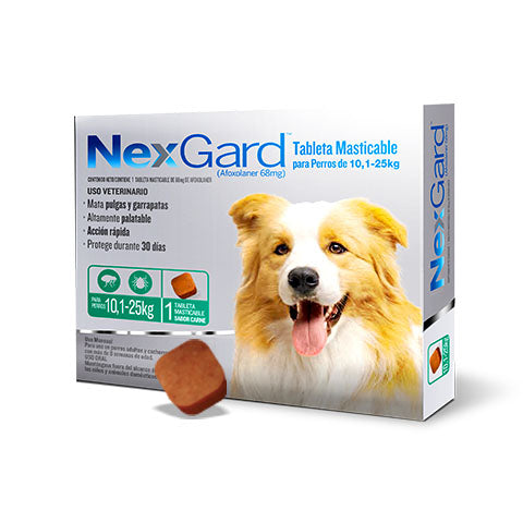 Nexgard Antipulgas Masticable Desparasitante Para Perro | Farmacia a domicilio CDMX | Petzer